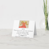 Aries Birthday Karte (Rückseite)