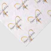 Aries Birthday Wrap Seidenpapier (Ausschnitt)