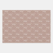 Aries Birthday Wrapping Paper Sheets Geschenkpapier Set (Vorderseite 3)