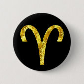 Aries Black Gold Button (Vorderseite)