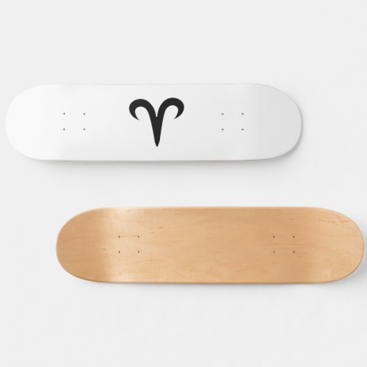 Aries Black Skateboard (Horizontal)