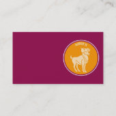 Aries Business Card Visitenkarte (Rückseite)