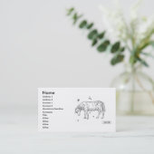 Aries Business Card Visitenkarte (Stehend Vorderseite)