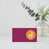 Aries Business Card Visitenkarte (Stehend Vorderseite)
