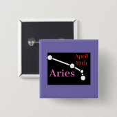 Aries Button (Vorne & Hinten)