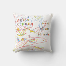Aries Child Zodiac Astrologie Pillow
