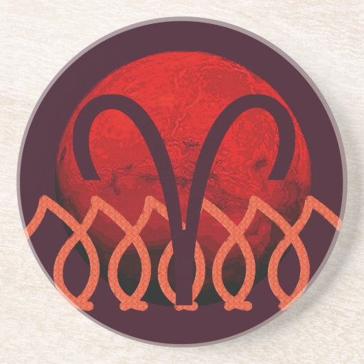 Aries Coaster Getränkeuntersetzer (Vorne)