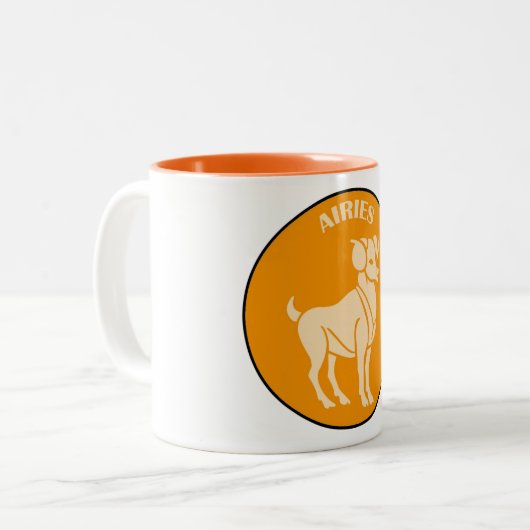 Aries Coffee Tasse (Vorderseite Links)
