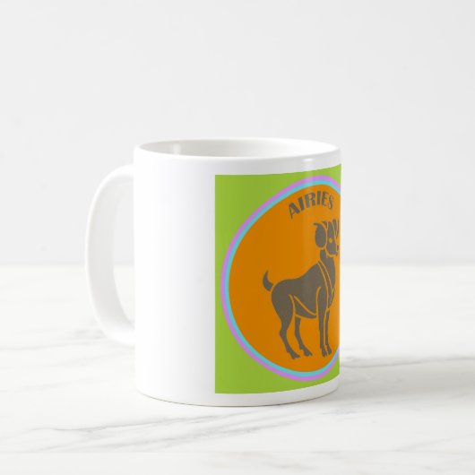 Aries Coffee Tasse (Vorderseite Links)