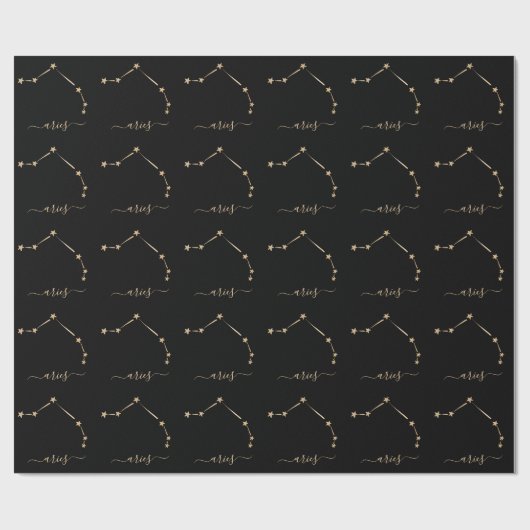Aries Constellation Geschenkpapier (Flach)