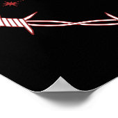 Aries Constellation Gothic Dark Celestial Art Poster (Ecke)