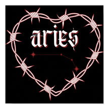 Aries Constellation Gothic Dark Celestial Art