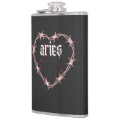 Aries Constellation Gothic Dark Celestial Edgy Flachmann (Links)