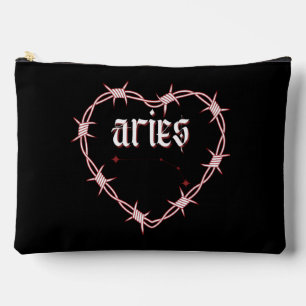 Aries Constellation Gothic Edgy Celestial Birthday Zubehörtasche