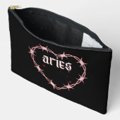 Aries Constellation Gothic Edgy Celestial Birthday Zubehörtasche (Offen)