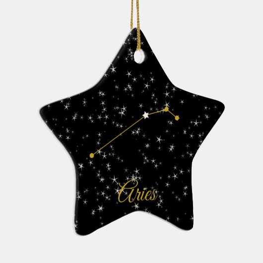 Aries Constellation Keramik Ornament (Rechts)