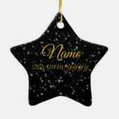 Aries Constellation Keramik Ornament (Hinten)