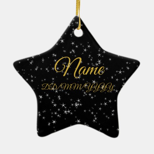 Aries Constellation Keramik Ornament (Hinten)