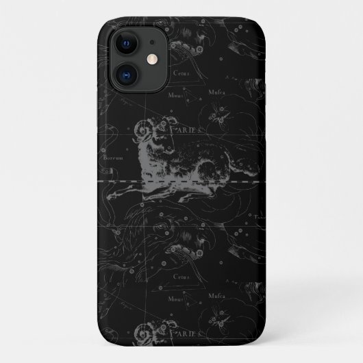 Aries Constellation Map Gravur von Hevelius Case-Mate iPhone Hülle (Rückseite)