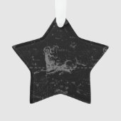 Aries Constellation Map Gravur von Hevelius Ornament (Vorderseite)