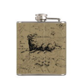 Aries Constellation Map Hevelius circa 1690 Flachmann (Rückseite)