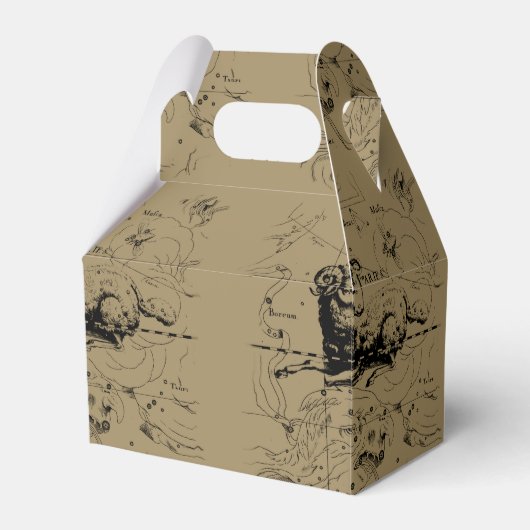 Aries Constellation Map Hevelius circa 1690 Geschenkschachtel (Vorderseite)