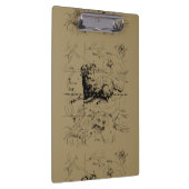 Aries Constellation Map Hevelius circa 1690 Klemmbrett (Rechts)