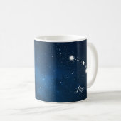 Aries Constellation Zodiac Star Sign Kaffeetasse (VorderseiteRechts)