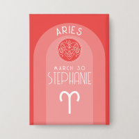 Aries Custom Birthday Zodiac - Foto Modernes Desig