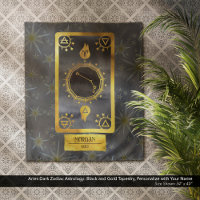 Aries Dark Zodiac Astrologie: Black Gold Name