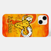 Aries Das Brandzeichen Ram zodiac Case-Mate iPhone Hülle (Rückseite (Horizontal))