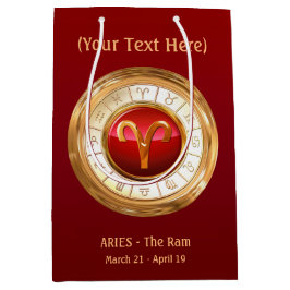 Aries - das Sternzeichen Mittlere Geschenktüte