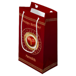 Aries - das Symbol für das Ram Horoskop - Kleine G Geschenktüte