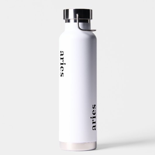 Aries Definition Ästhetik Astrologie Geschenk Trinkflasche (Links)