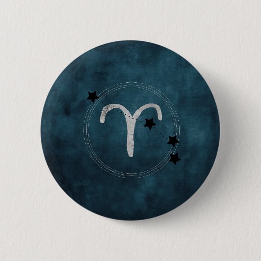 Aries der Ram Zodiac Button (Vorderseite)