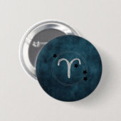 Aries der Ram Zodiac Button (Vorne & Hinten)