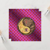 Äries & Earth Boar Karte (Vorderseite/Rückseite Beispiel)