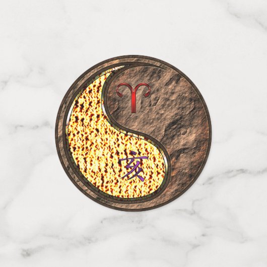 Äries & Earth Boar Konfetti (Klein Vorderseite)