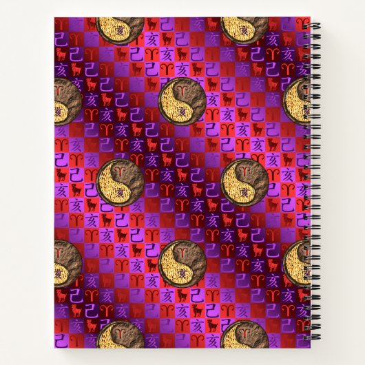 Äries & Earth Boar Notizblock (Rückseite)