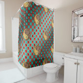 Aries & Earth Dog Duschvorhang (Beispiel)