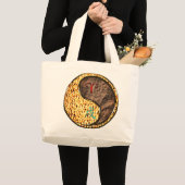 Aries & Earth Dog Jumbo Stoffbeutel (Vorderseite (Produkt))