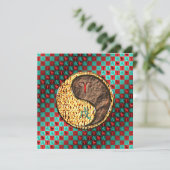 Aries & Earth Dog Karte (Stehend Vorderseite)