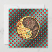 Aries & Earth Dog Karte (Vorderseite)