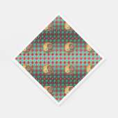 Aries & Earth Dog Serviette (Ecke)