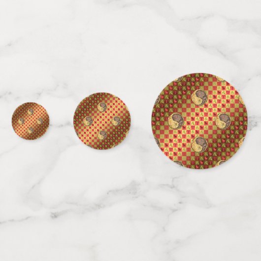 Äries & Earth Dragon Konfetti (Rückseiten)