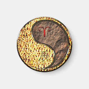 Äries & Earth Dragon Magnet