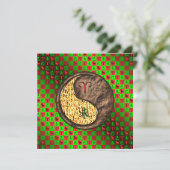 Aries & Earth Goat Karte (Stehend Vorderseite)