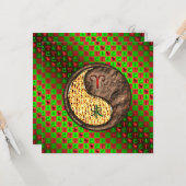 Aries & Earth Goat Karte (Vorderseite/Rückseite Beispiel)