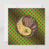 Aries & Earth Goat Karte (Vorderseite)