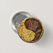 Aries & Earth Monkey Button (Vorne & Hinten)